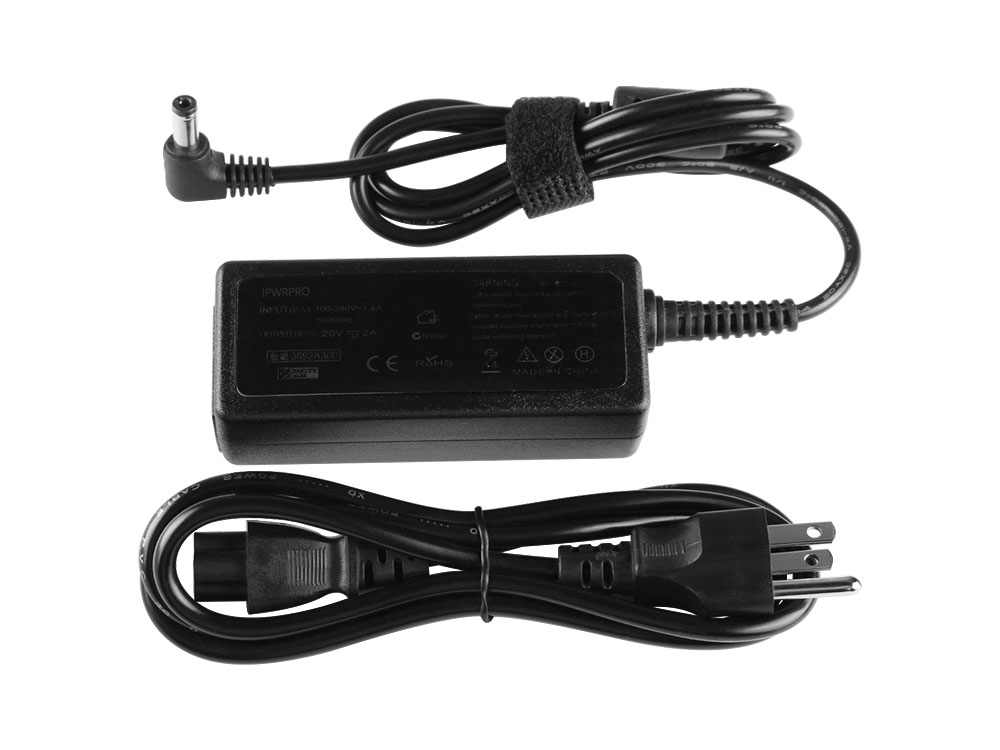 (image for) 40W IPWRPRO Laptop Charger Compatible With U100W-085NL U100X + Power Cord