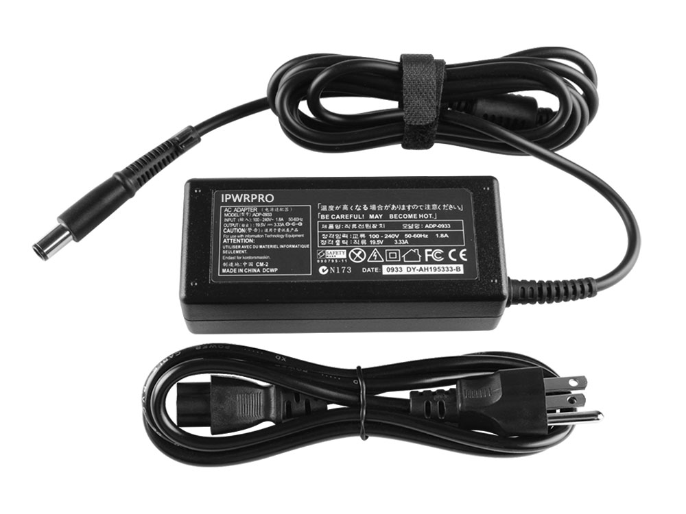 (image for) 65W IPWRPRO Laptop Charger Compatible With EliteBook 820 G2 820 G1 + Power Cord