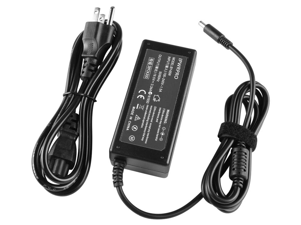 (image for) 65W IPWRPRO Laptop Charger Compatible With Vostro 15 3510 P112F002 + Power Cord