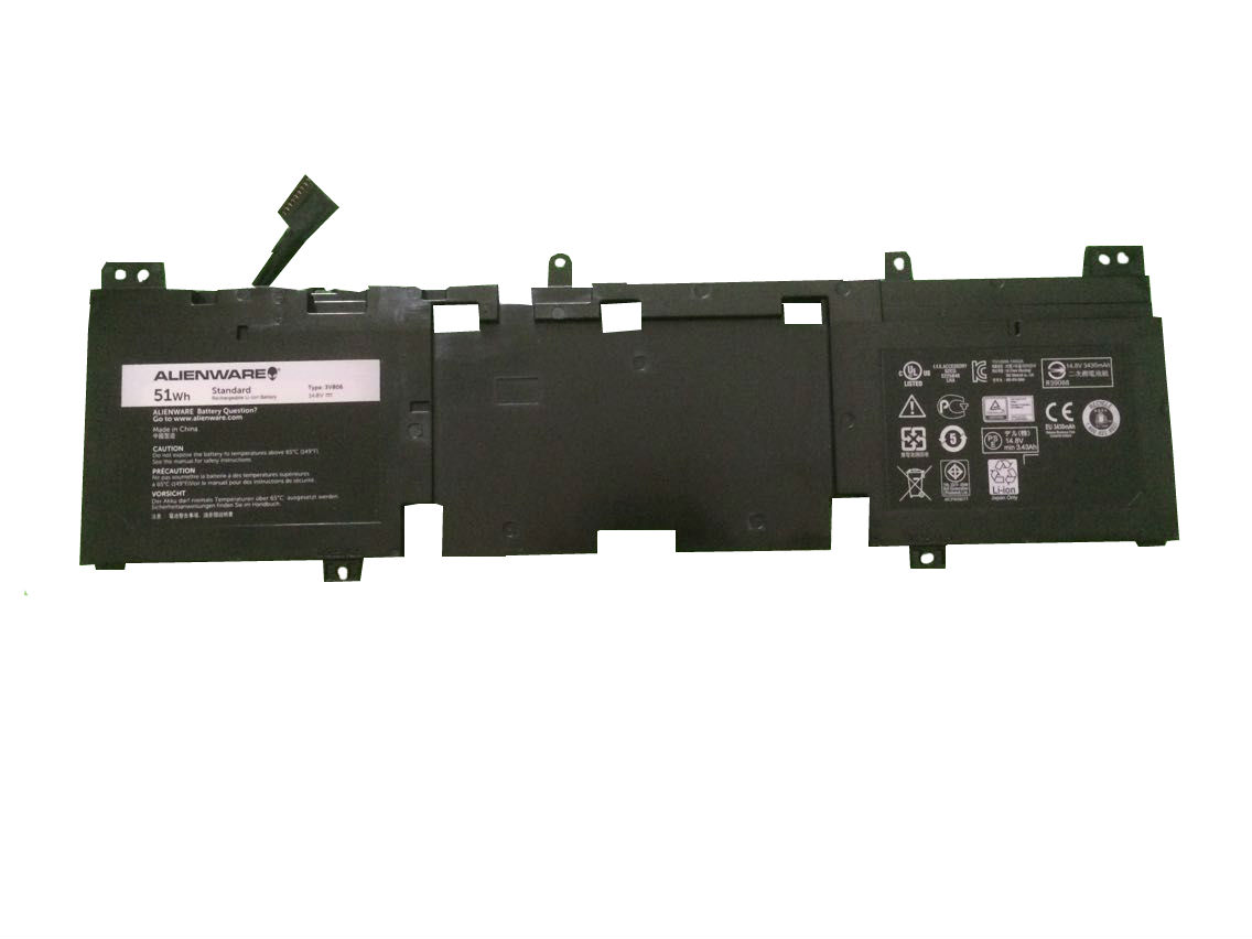 (image for) 51Whr 4 Cell Dell T0FWM 3V806 02P9KD 2P9KD Alienware 13 Battery