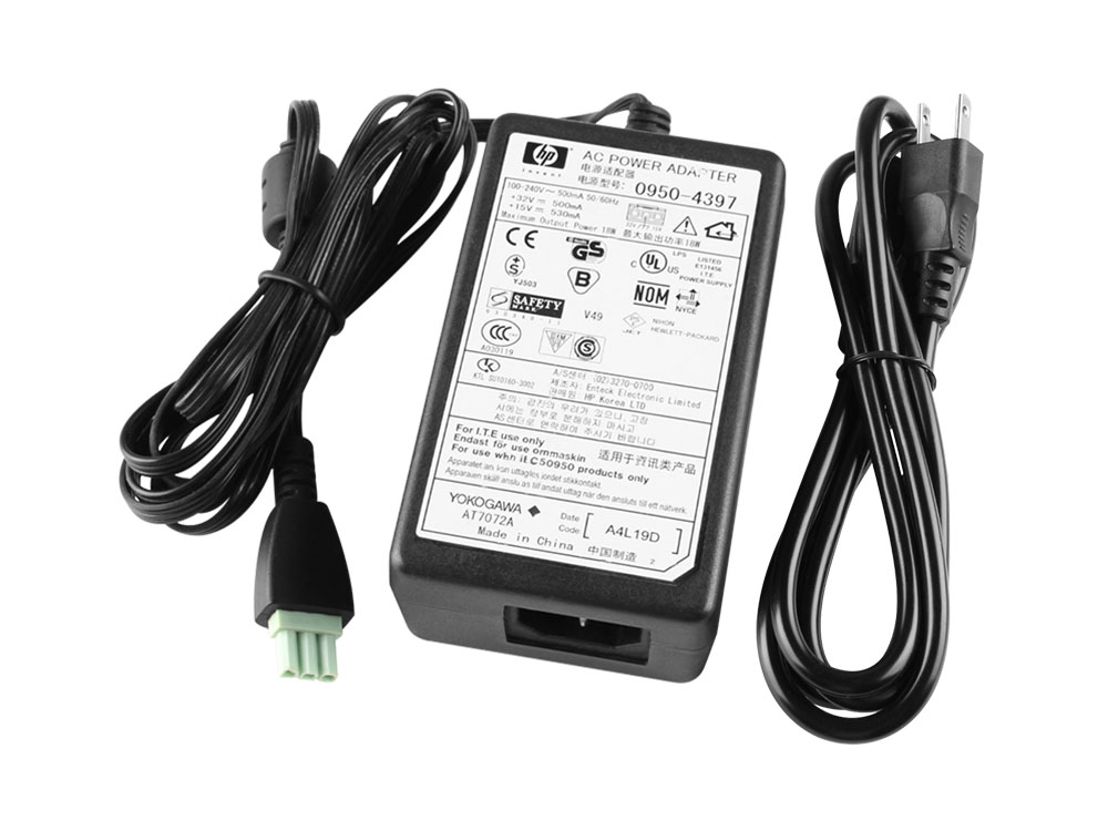 (image for) 18W HP 0950-2105 Printer Adapter Charger + Cord